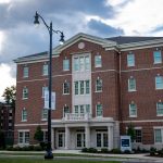 West View of Completed Building Freshman Residence