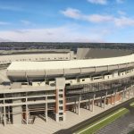 Northwest View of Bryant Denny Stadium