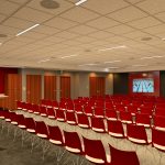 Aquatic Center Renovation architectural rendering Team Meeting Room