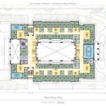 Hewson Hall Third Floor Plan architectural drawing