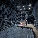 Rendering of the anechoic chamber