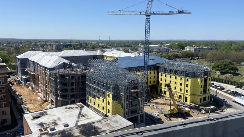 New Tutwiler Residence Hall Progress Photos
