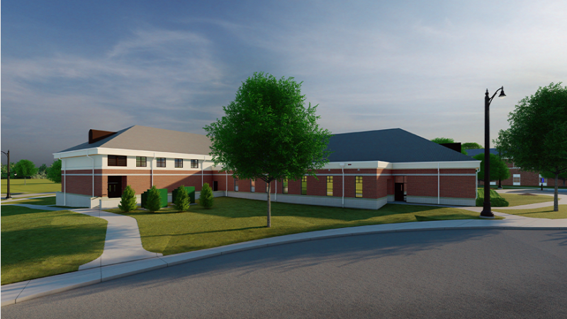 Tom Barnes Hall Addition and Renovation Progress Photos